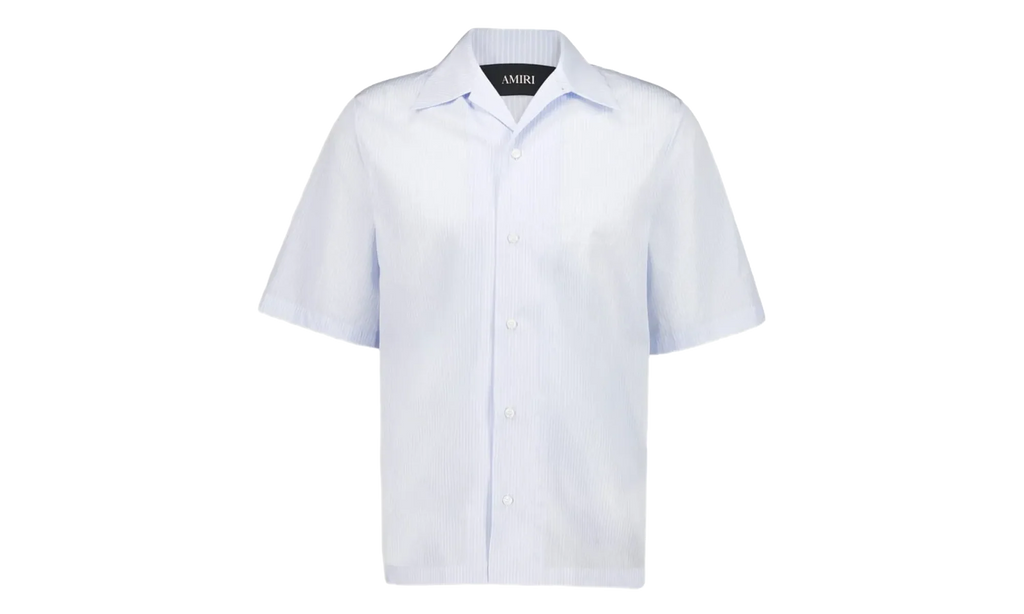Starburst Poplin Camp Shirt "Ashley Blue" AMSTCA1146 856