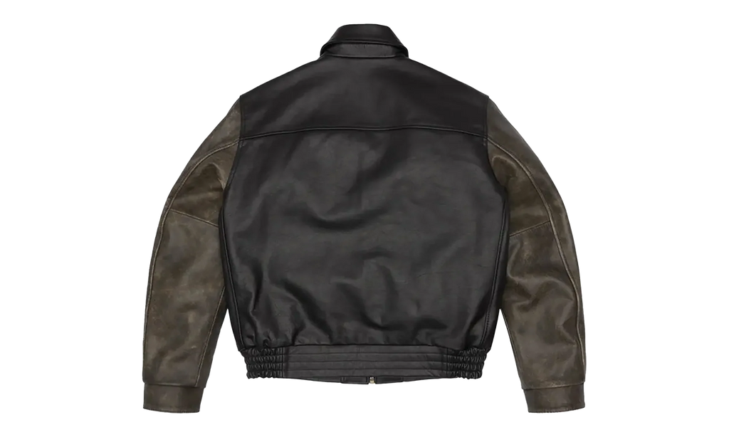 Leather Moto Jacket "Black" DT455