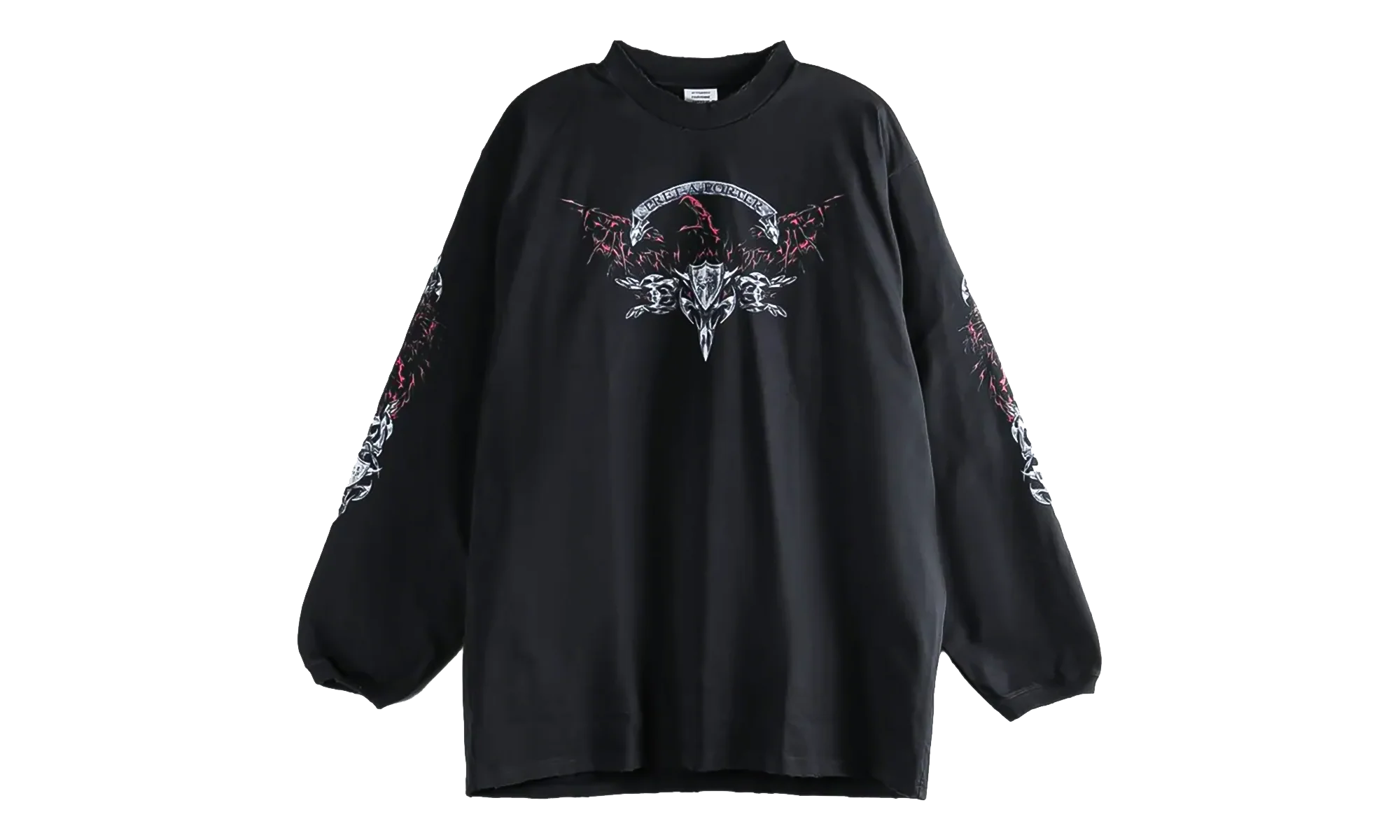 Metal Long-Sleeve Sweatshirt "Black" ME76LS194BX BLAC