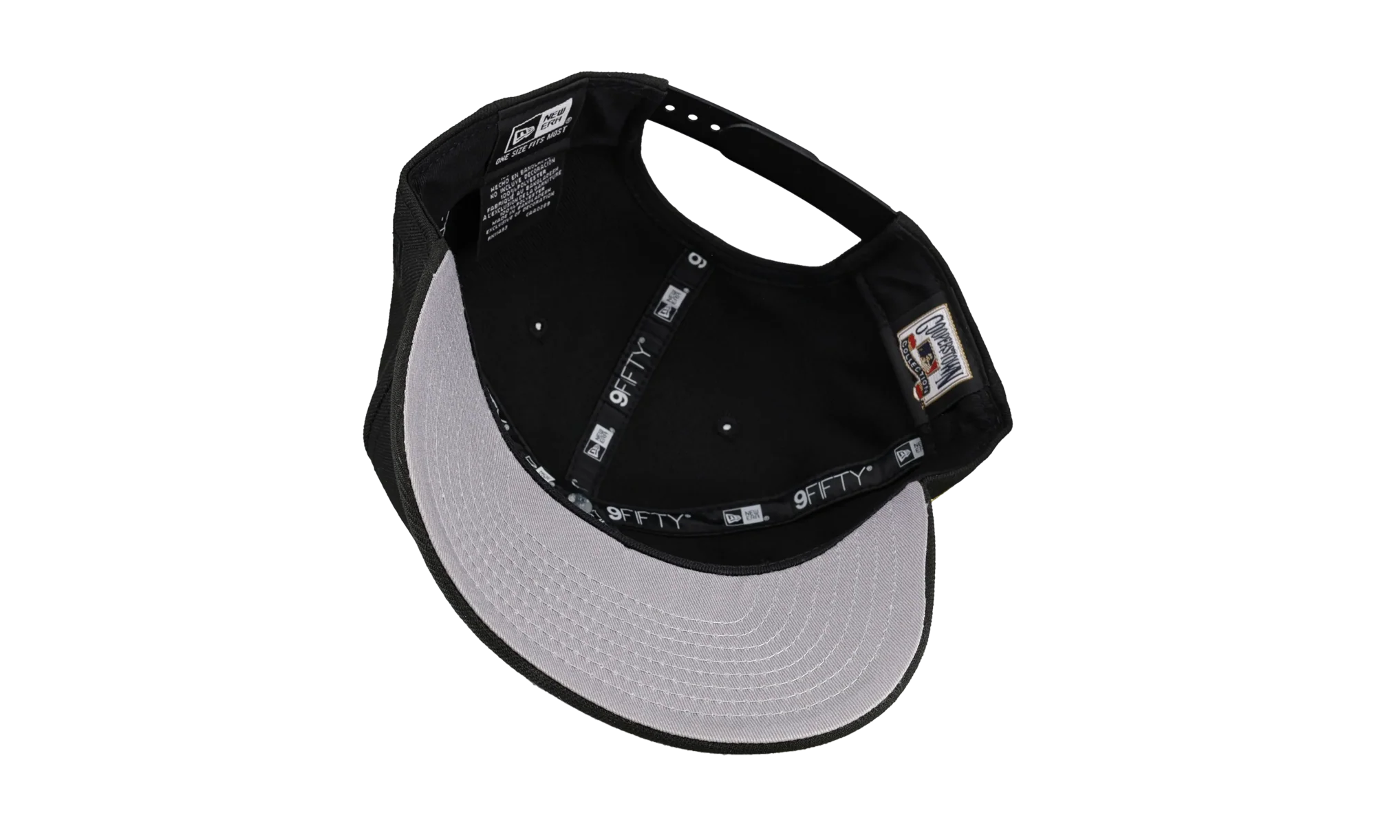 9FIFTY New York Mets 40th Anniversary A Frame Snapback Hat "Black" NE194