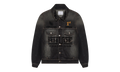 TIRE DENIM TRUCKER JACKET "AGOURA BLACK" RHFW25JA04012 3191