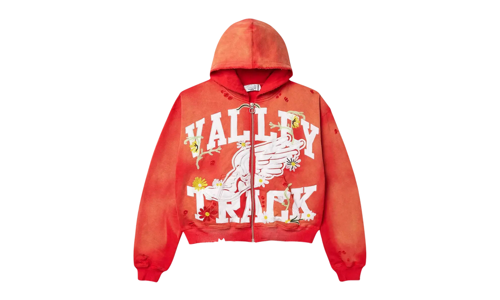 Garden Zip Up Hoodie "Red" UOOHT1N6