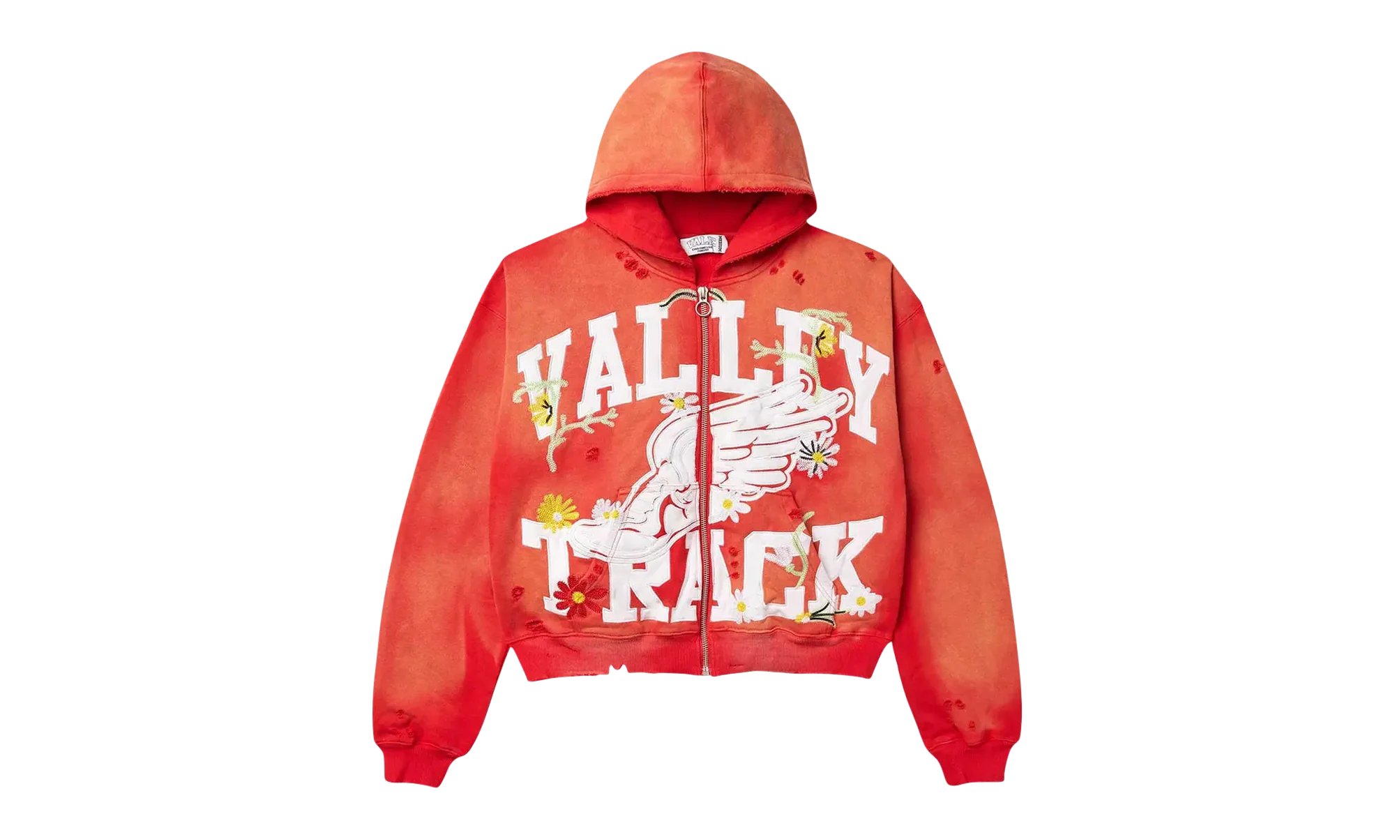 Garden Zip Up Hoodie "Red" UOOHT1N6