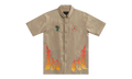 CACTUS JACK BUTTON DOWN SHIRT "Beige" CW3128 247