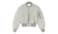 Cropped Broad Bomber Jacket "Grey" ESU S25 1007 GR