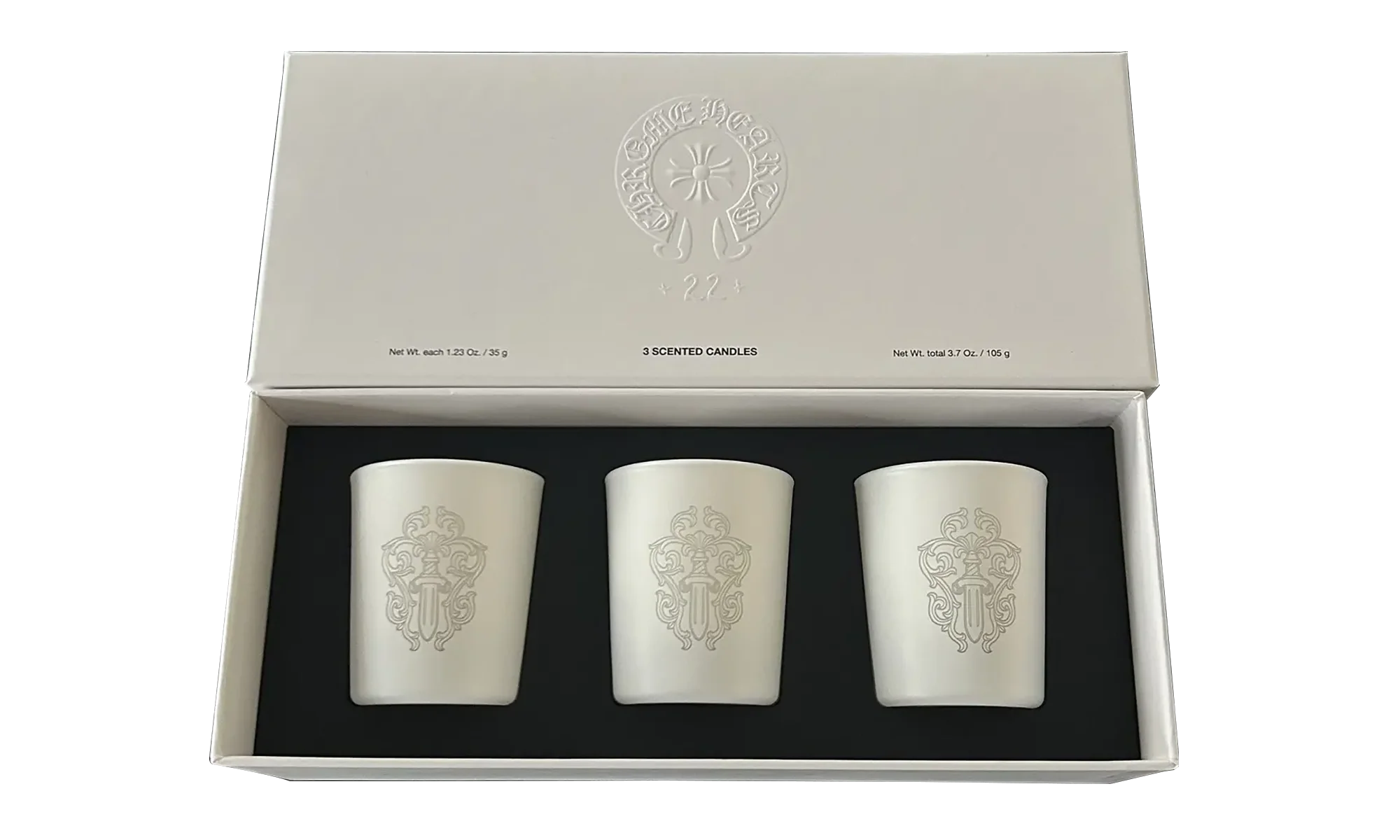 Shot Glass 22 Candle Set "White" CHRM0850