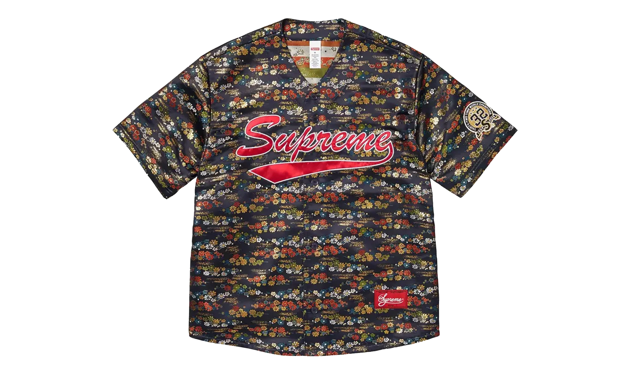 Floral Jacquard Jersey "SS26 - Navy" SU27412