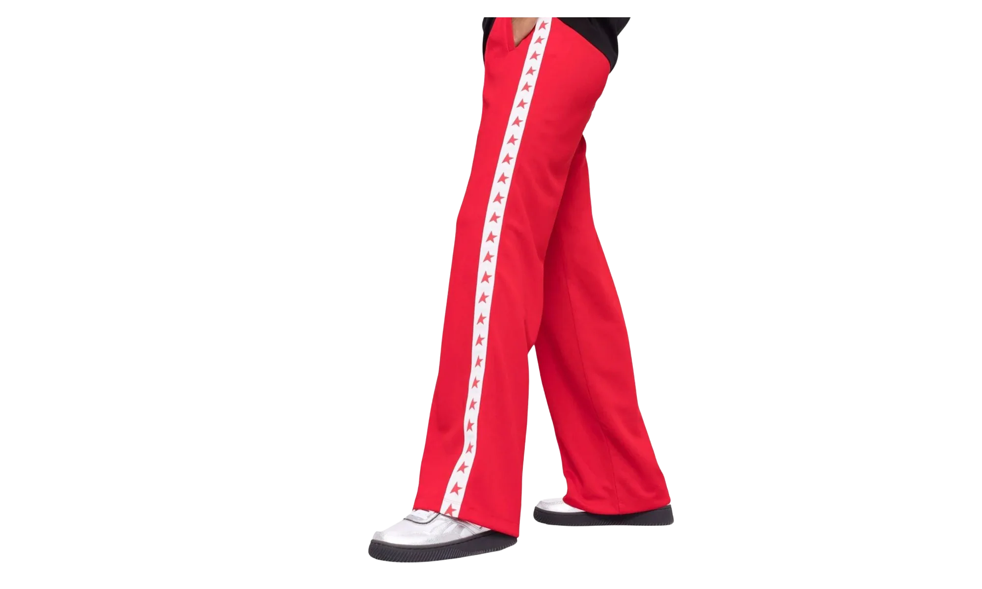 Dorotea Wide Leg Pants WMNS "Tango Red / White" GWP00877.P000521.40380