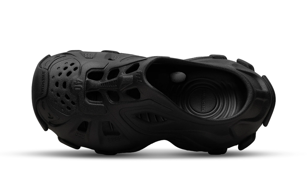 HD Rubber Mule Sandal "Black" 735249 W3CES 1000