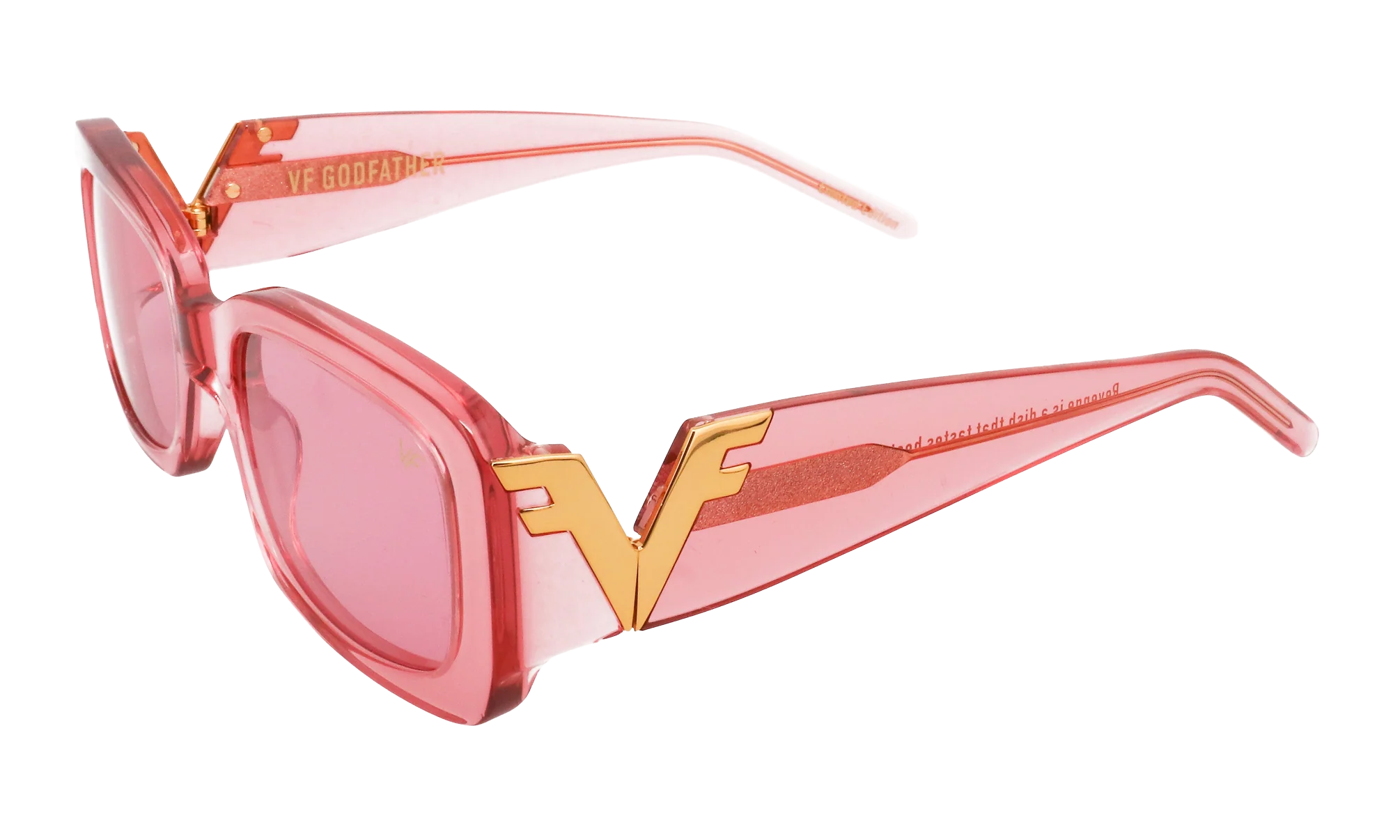 Godfather Neon Limited Edition Acetate "Neon Pink Translucent" GDGD2 0010 52A8