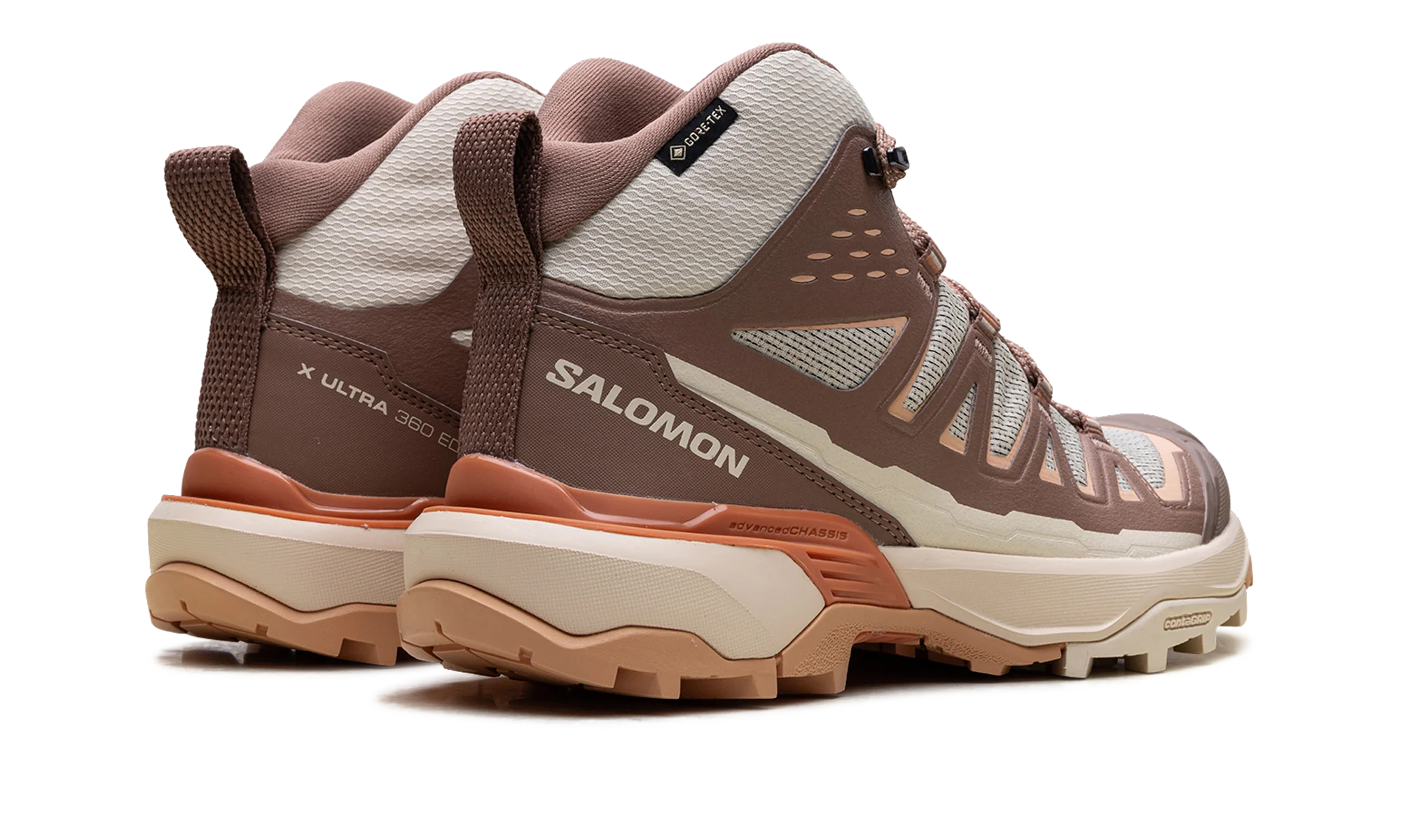 X Ultra 360 Edge Mid Gore-Tex WMNS "Shortbread / Raw Umber / Prairie Sunset" L4746270022