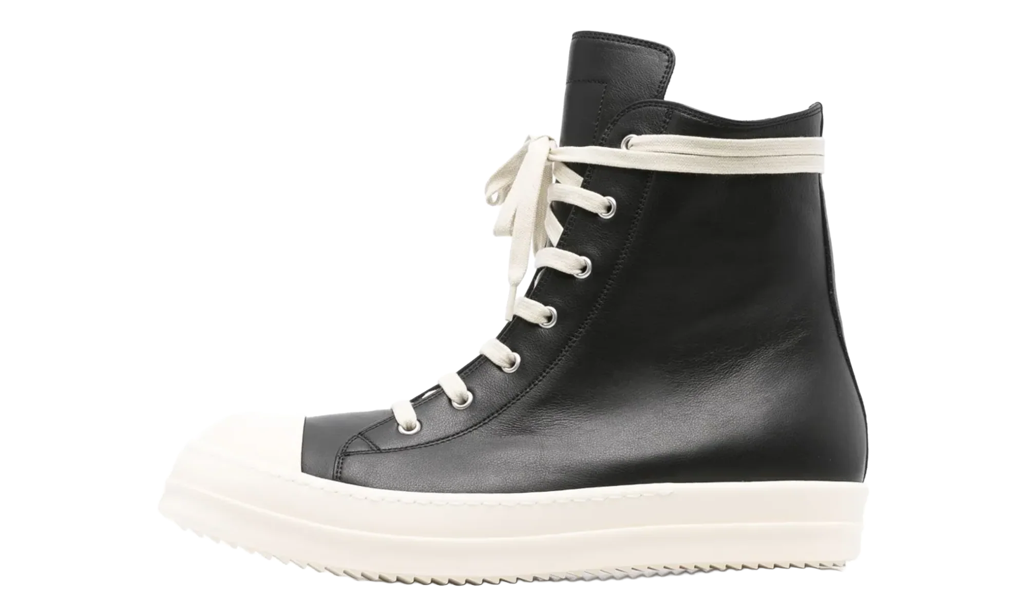 Concordians Ramones Sneaker High Leather "Black Milk" RU02E1890 LCO 911