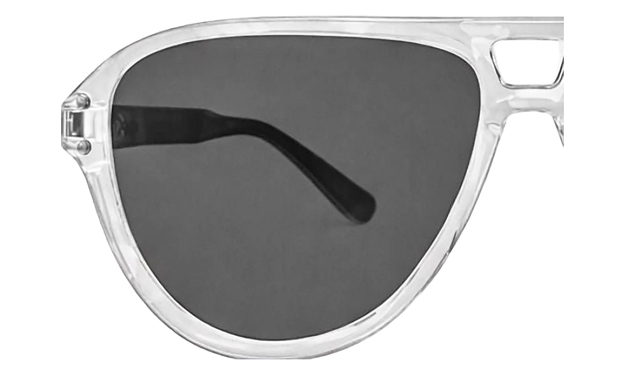 Aviator Logo Sunglasses "White / Black / Silver" XA41764AC WBS