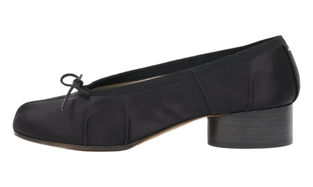 Tabi Satin Ballerina WMNS "Black" S58WZ0156P7551T8013
