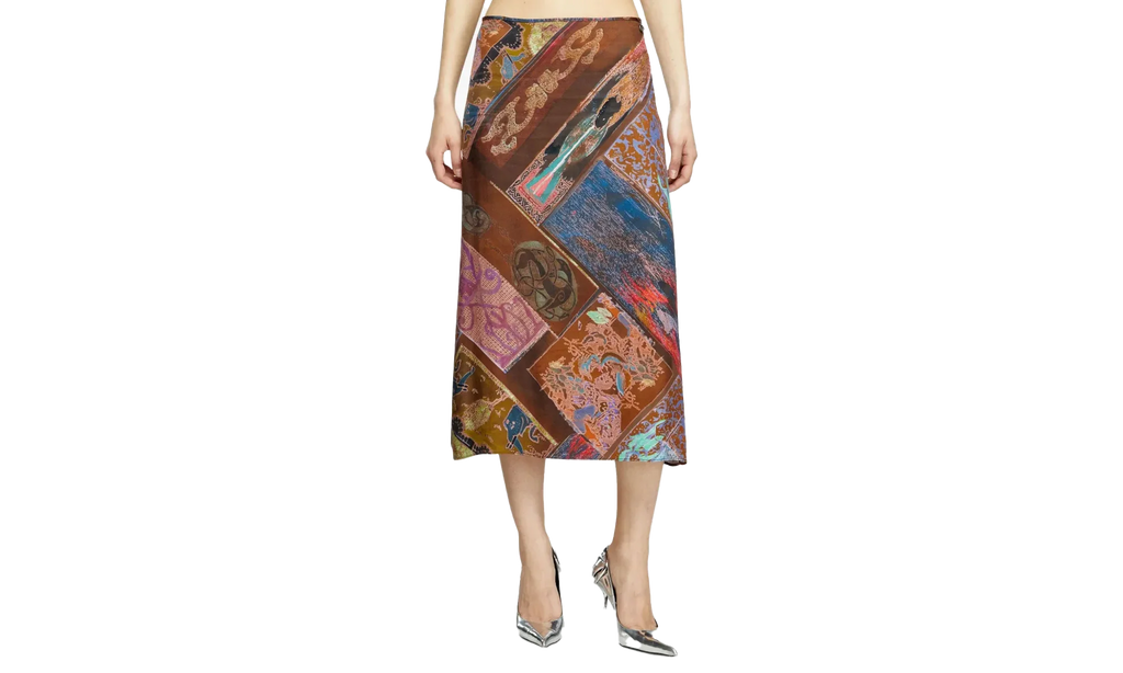 O-Rchid Skirt "7BDA MUSTARD" A18368 0KIBJ 7BDA
