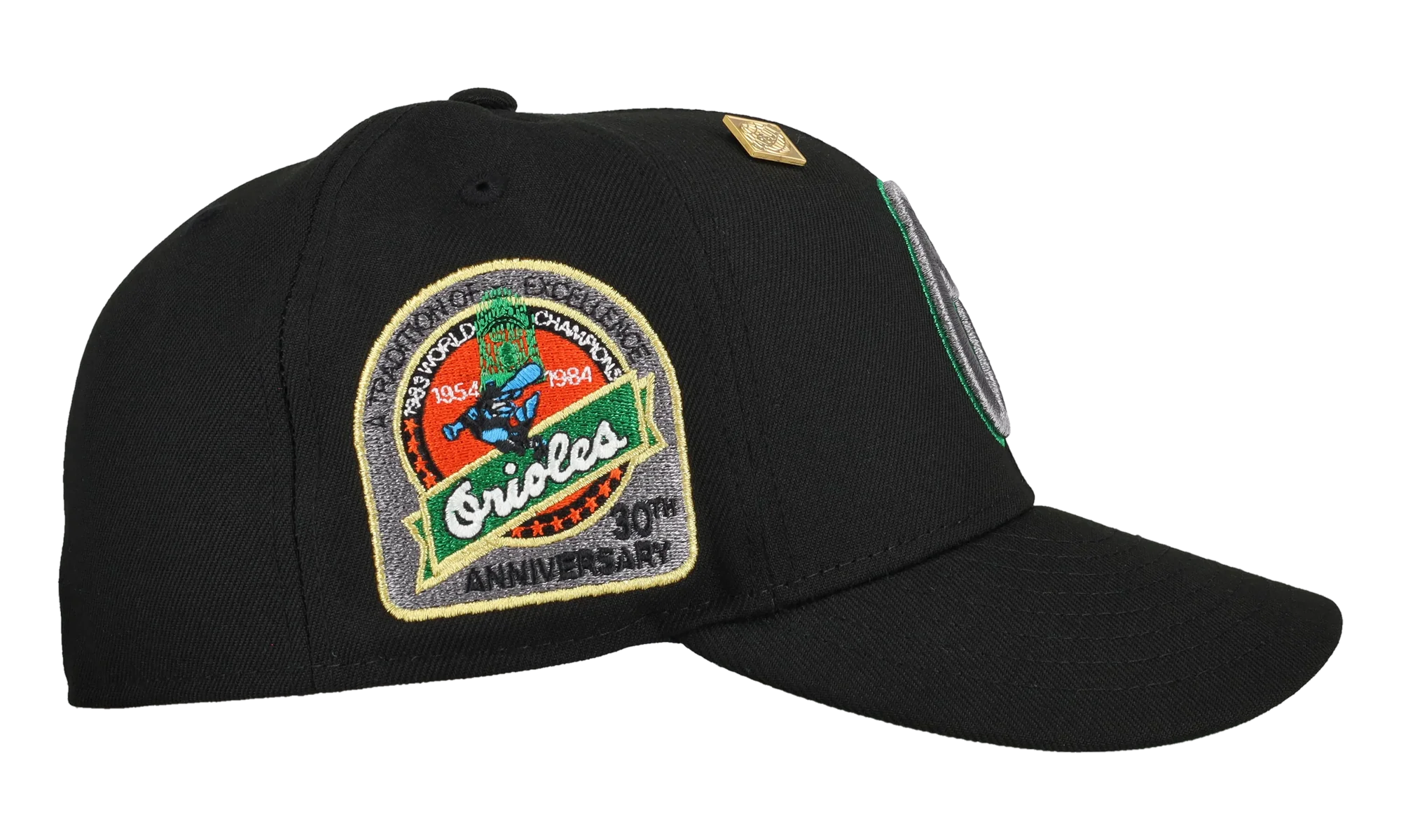 59FIFTY Baltimore Orioles 30th Anniversary Fitted Hat "Black / Green Metallic" 123451297730