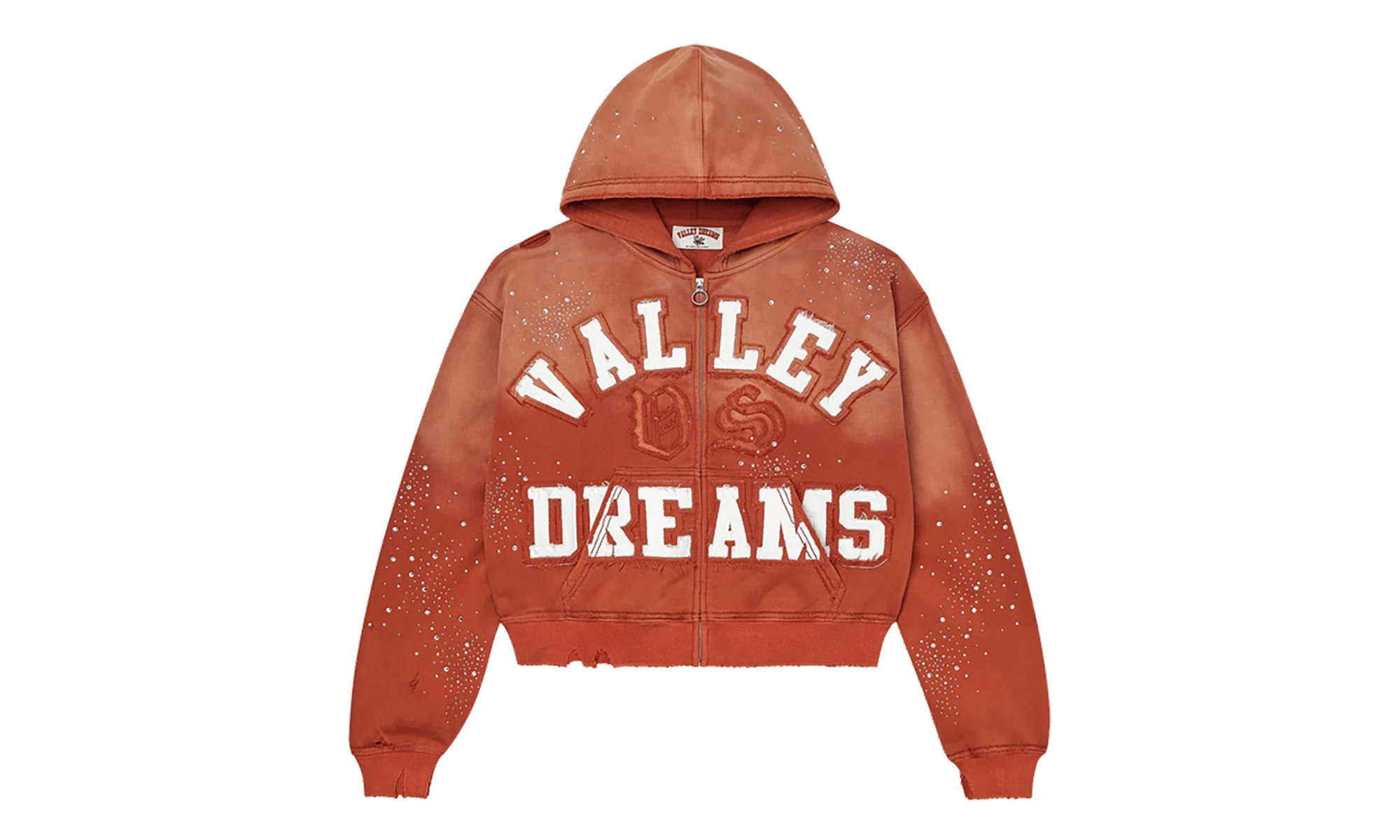 Classico Zip Up Hoodie "Orange" VAL146