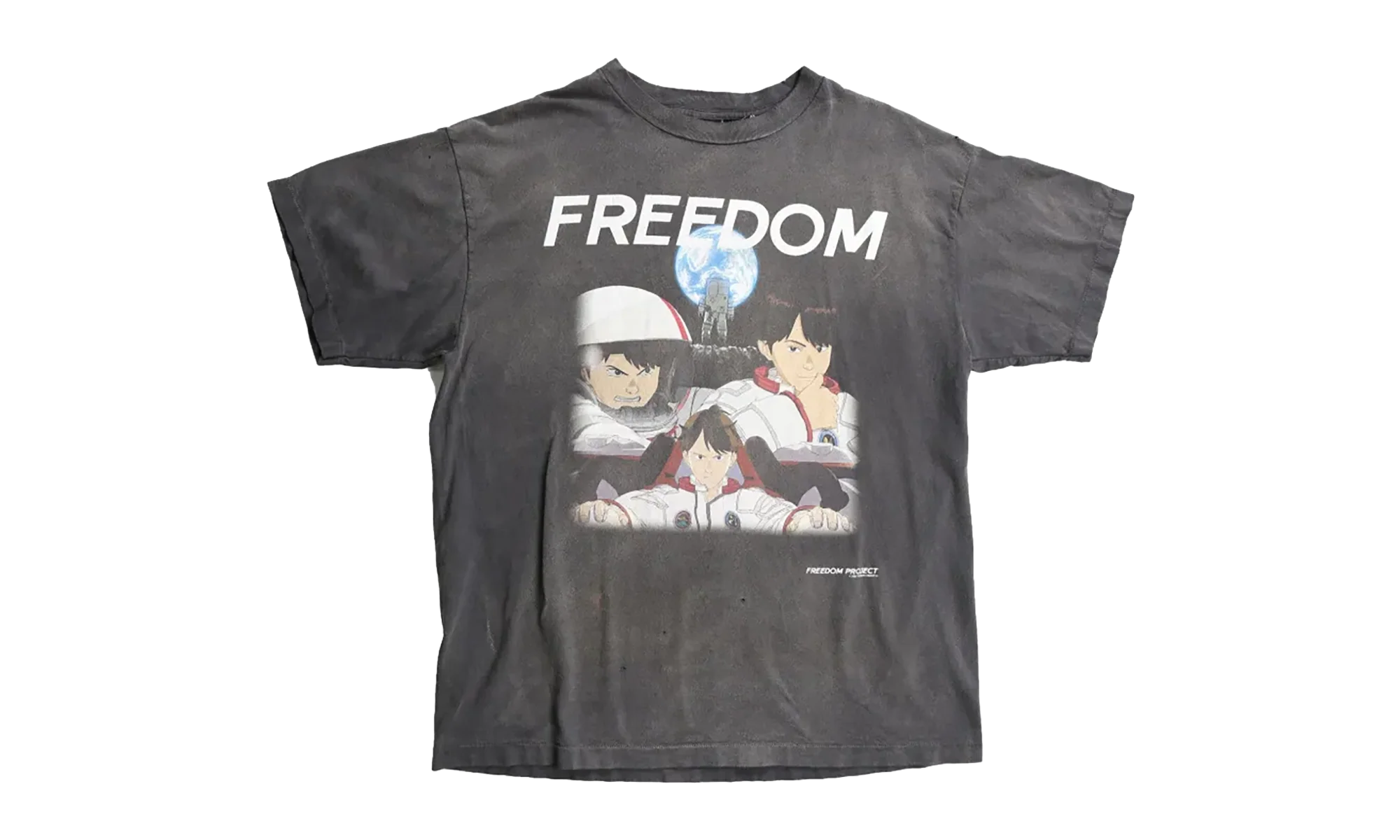Freedom Logo Short-Sleeves T-Shirt "Black" SM YS8 0000 C19