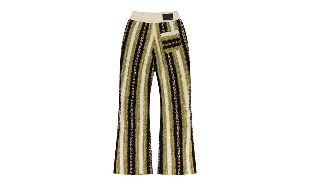 Braided Bandana Stripe Pant "Yellow" SS22MKP001_YELLOW