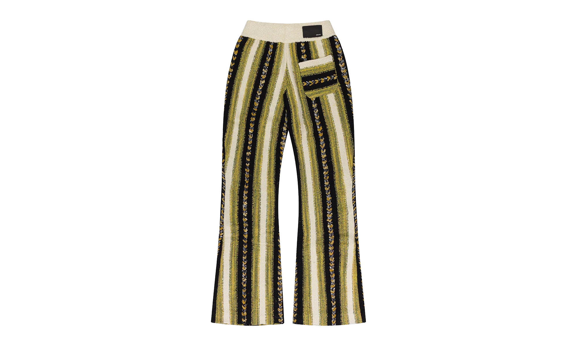 Braided Bandana Stripe Pant "Yellow" SS22MKP001_YELLOW