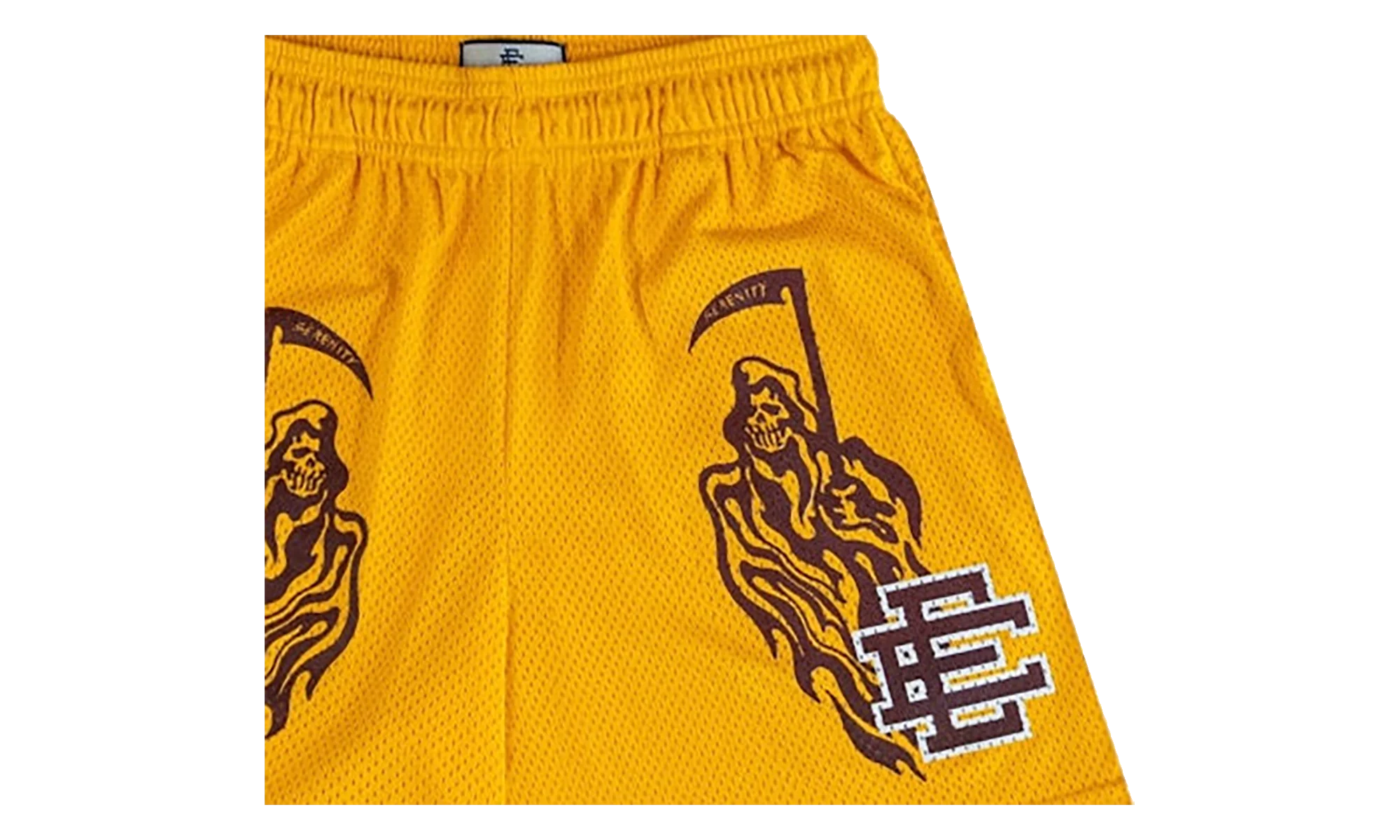 EE BASIC SHORT "WARREN LOTAS - Yellow/Maroon" EE679