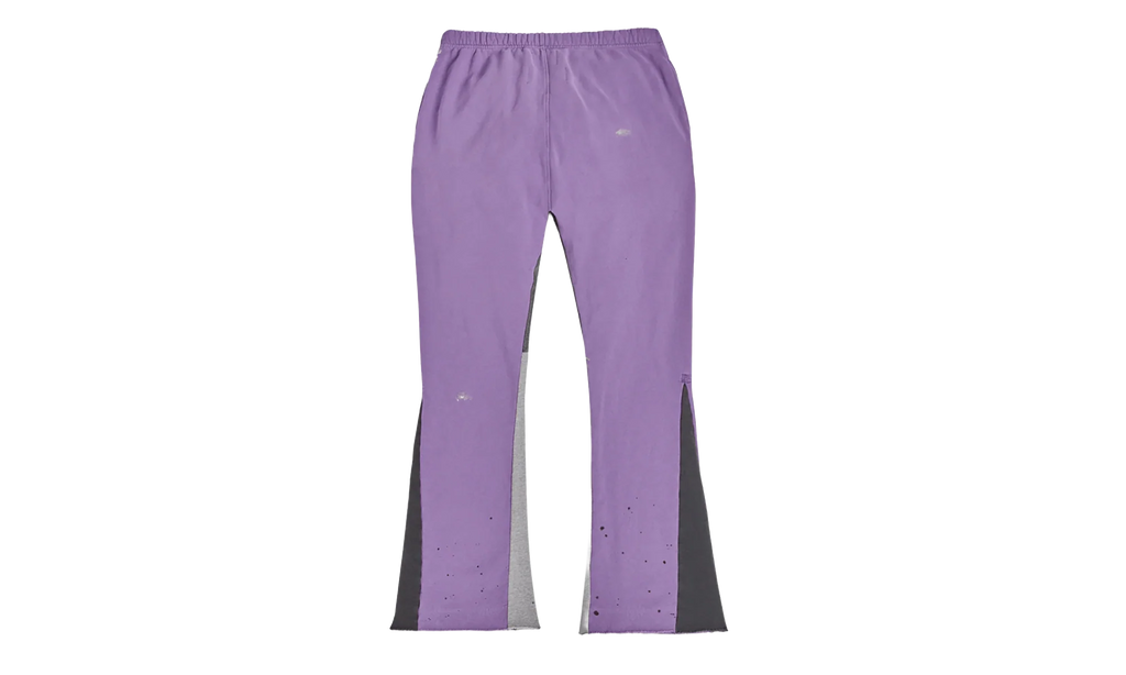 GD Logo Paint Splatter Flare Sweatpants "Purple White Multi" GDGLFSP