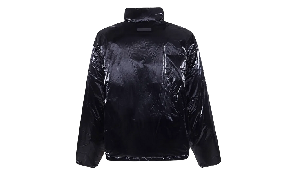 Ripstop Nylon Puffer Jacket "Metallic Black" 202HO258181F