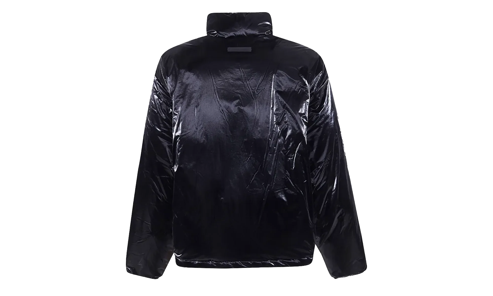 Ripstop Nylon Puffer Jacket "Metallic Black" 202HO258181F