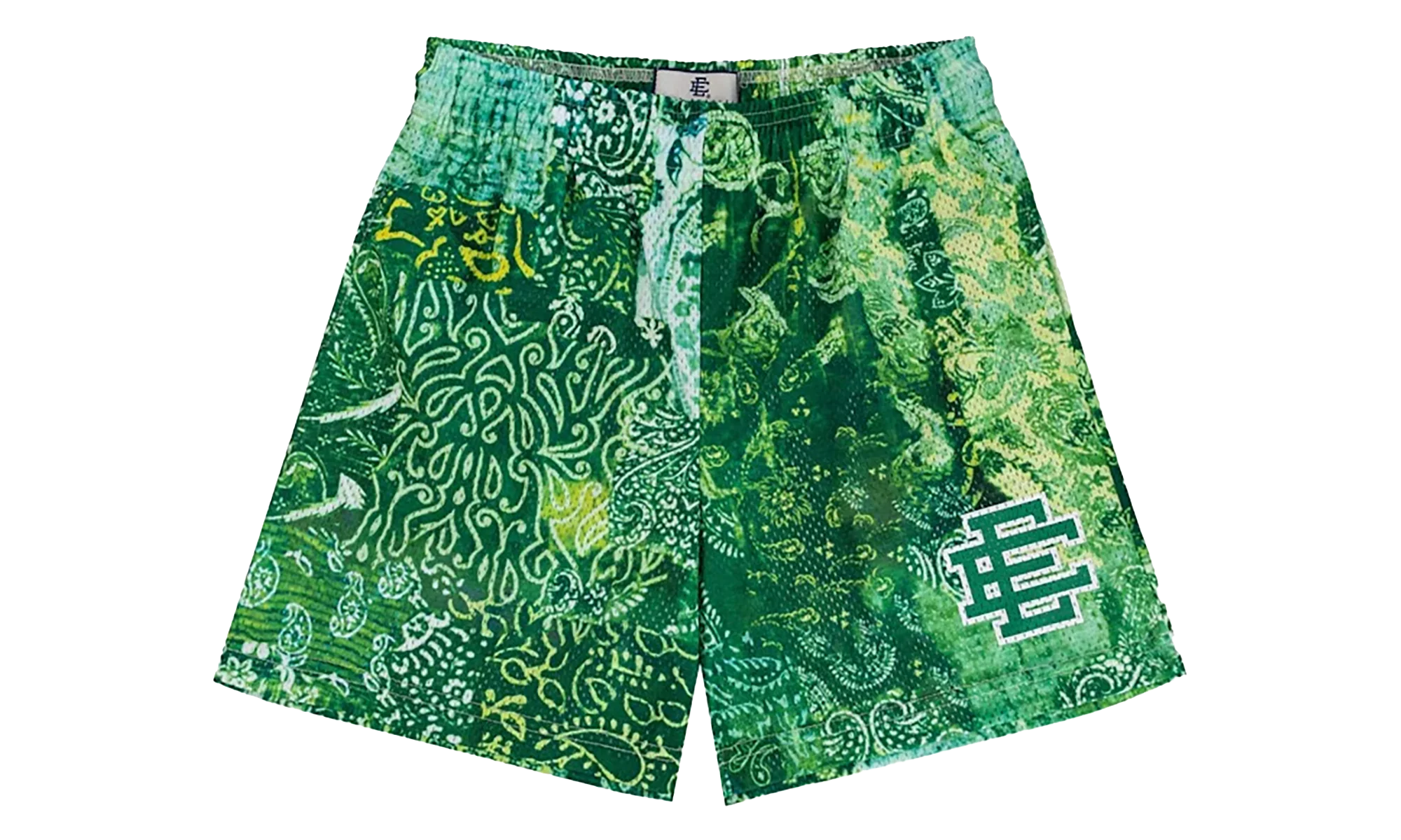 EE BASIC SHORT "SS24 - Neon Green/White" EE799