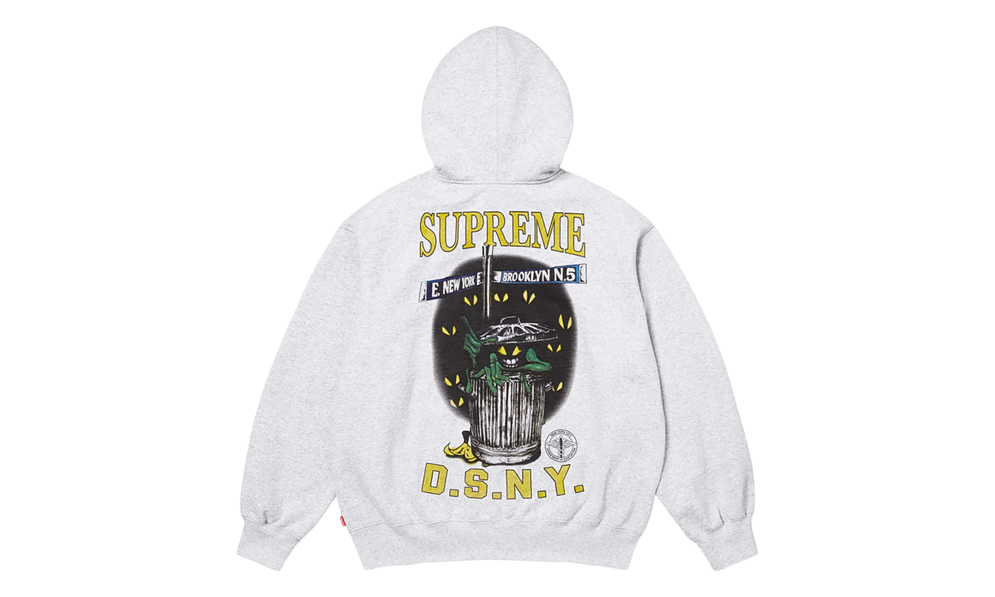 DSNY Zip Up Hooded Sweatshirt "SS26 - Ash Grey" SU27114