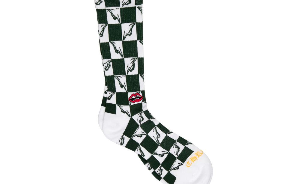 Matty Boy 99 Eyes Socks "Green / White" CHRM0717