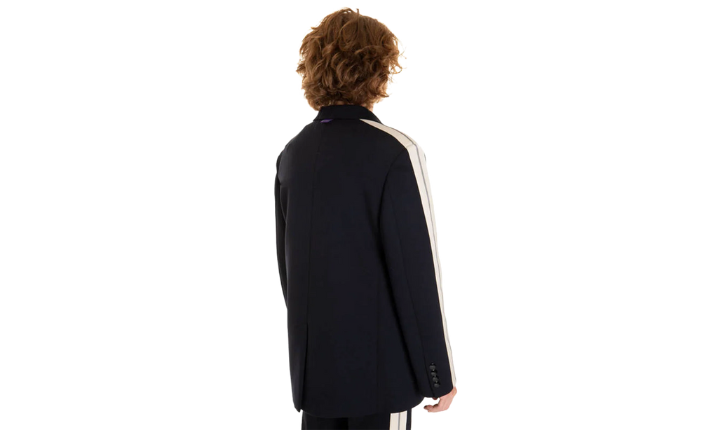 Single Breasted Side Stripe Blazer "Navy" PMEN016F21FAB0014637