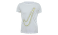 Swoosh‑print T‑shirt Big Kids "White" AH2107 100