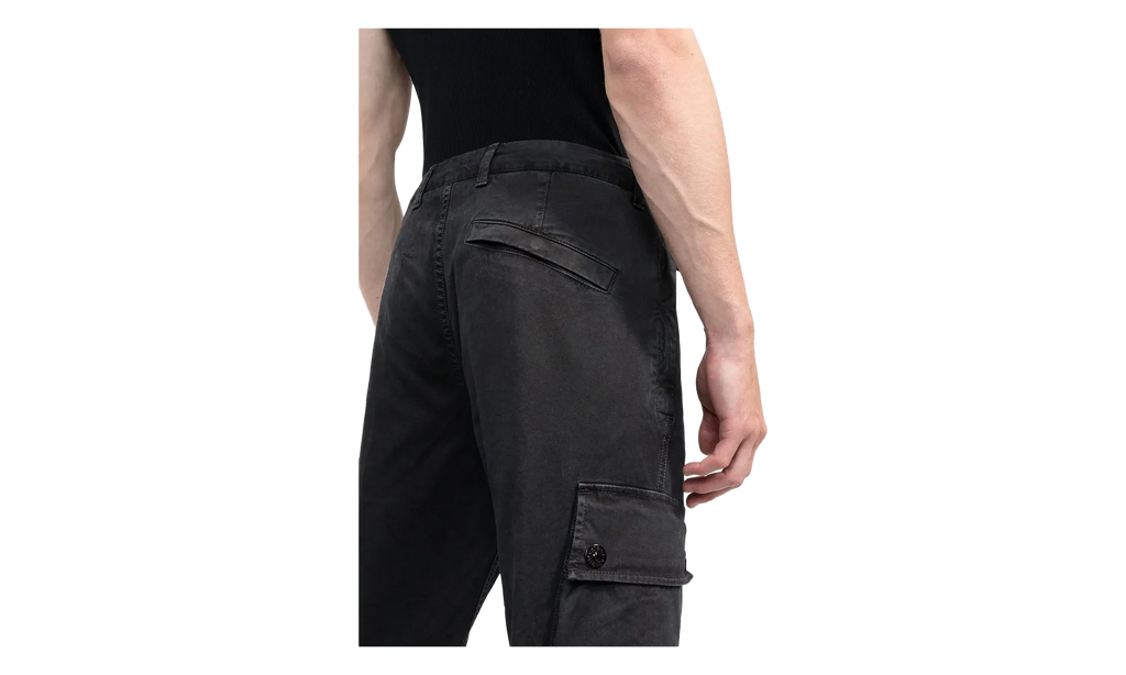 Twill Cargo Pants "Black" 7715303L1 V0129