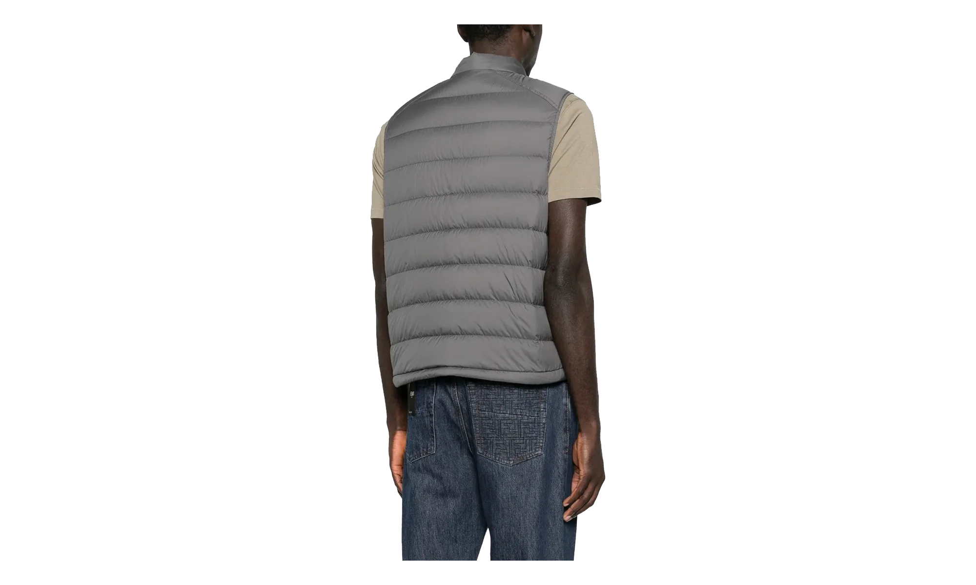Barthe Stand Up Collar Vest "Thunderstorm" MON62