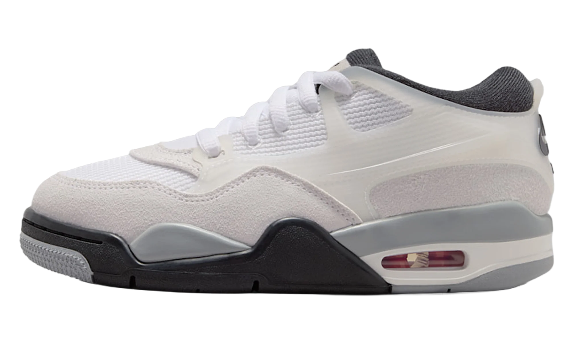 Air Jordan 4 RM GS "White Light Smoke Grey Black" FQ7938 108