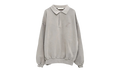 Embroidered Classic Polo Sweatshirt "Smoke Grey" 192HO252041F