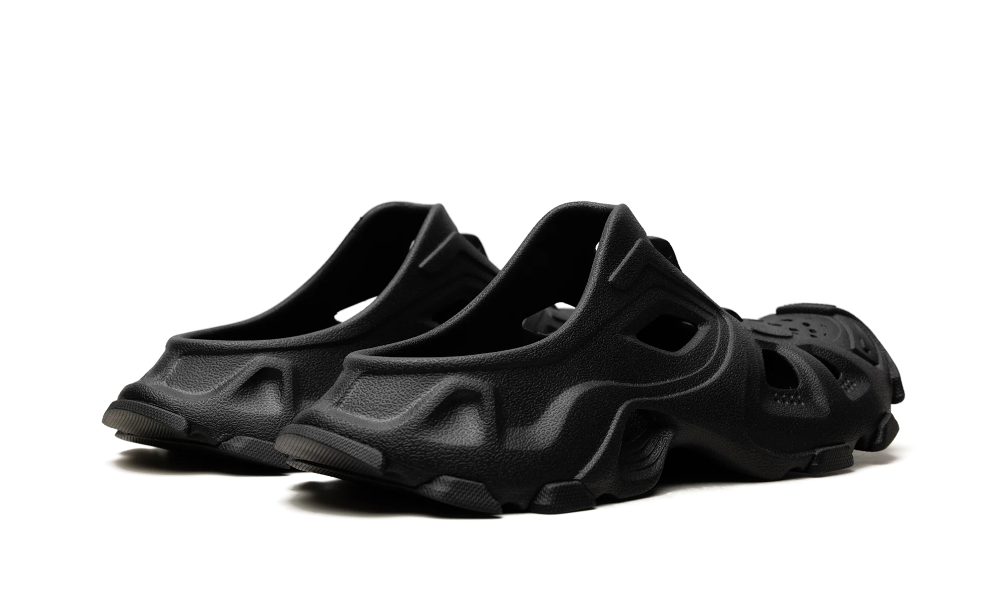 HD Rubber Mule Sandal "Black" 735249 W3CES 1000