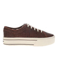 Skylar Floral Embossed Platform Lace Up Sneakers