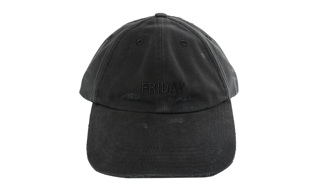 Friday Distressed Cap "Black" UE76CA326B BLAC