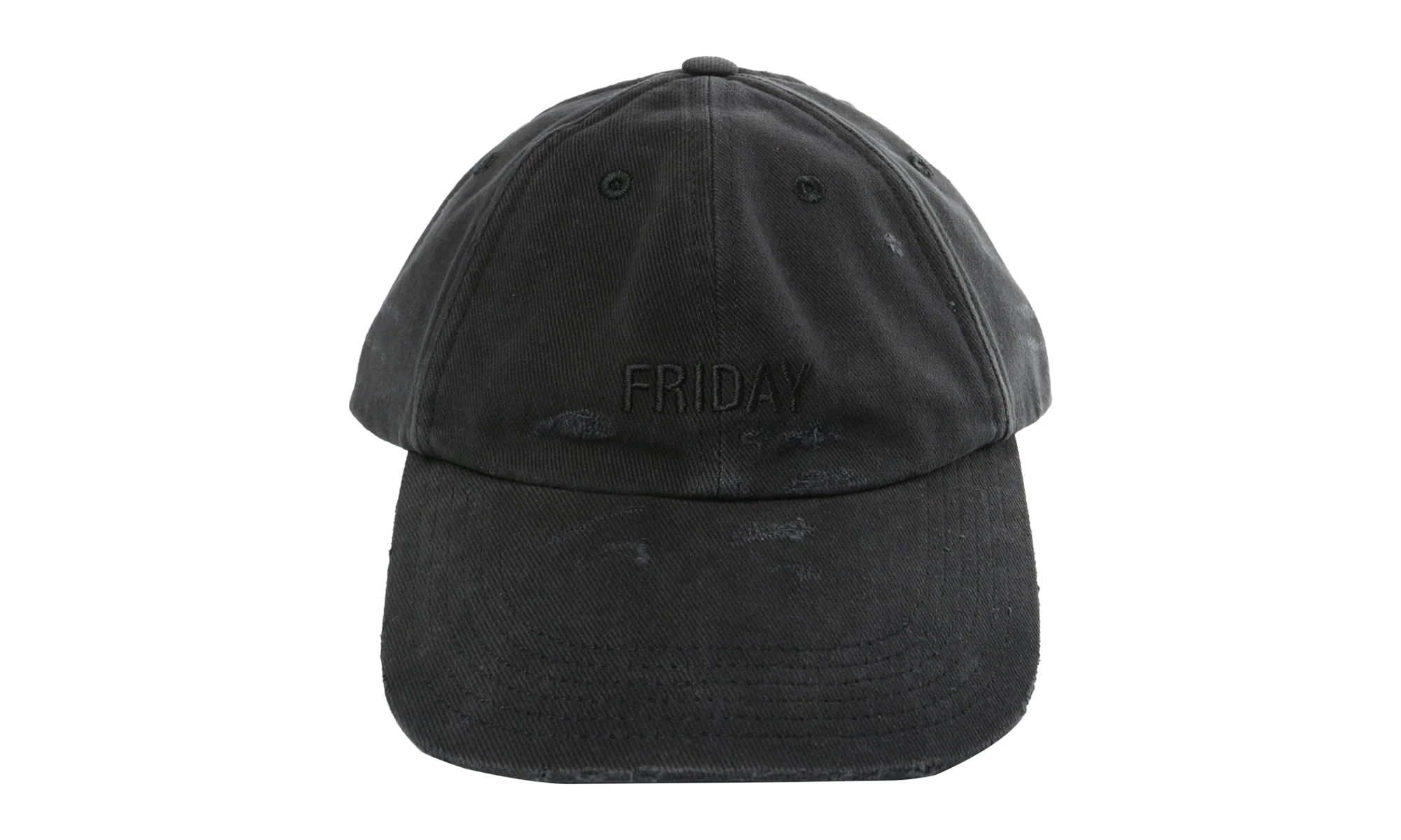 Friday Distressed Cap "Black" UE76CA326B BLAC