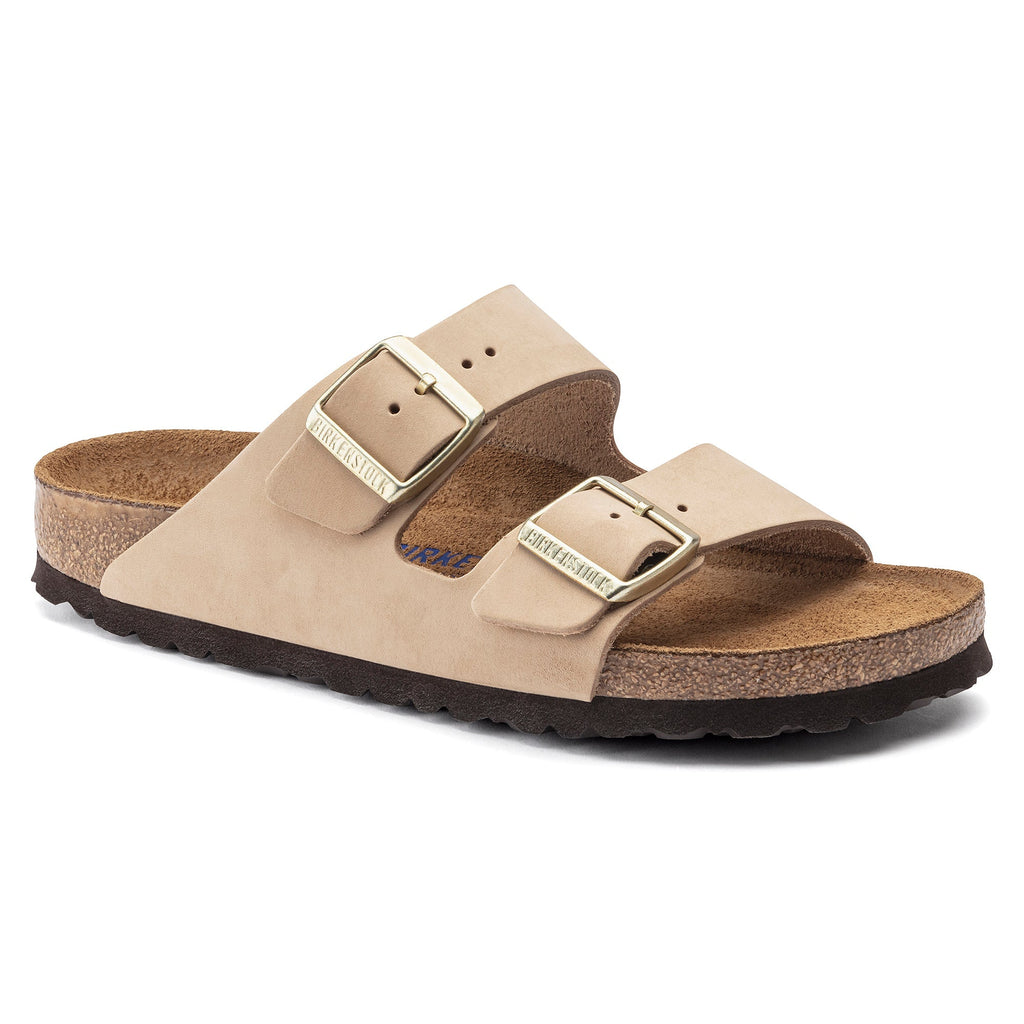 Arizona Nubuck Leather Soft Footbed in Sandcastle