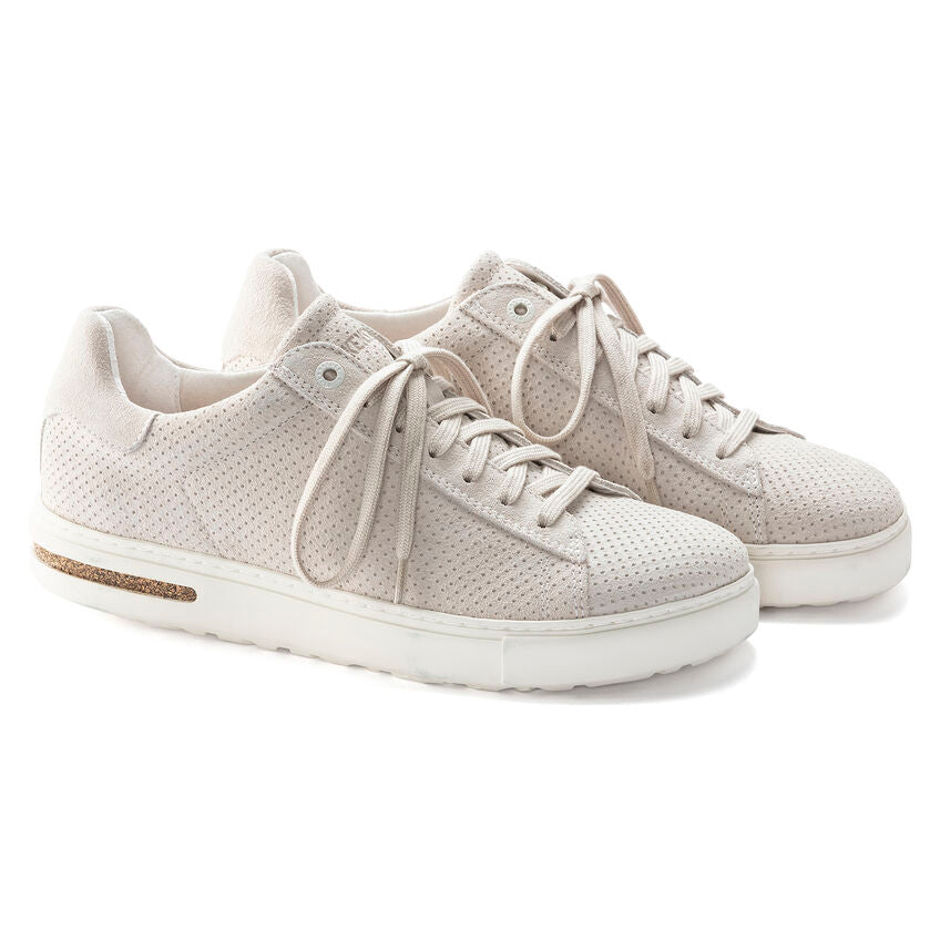 Bend Low in Suede Embossed in Antique White