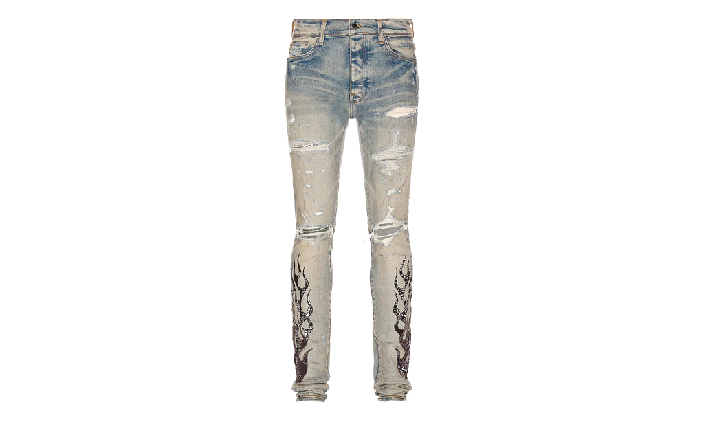 Bandana Flame Jeans "Clay / Indigo / Black" PS22MDS192 464