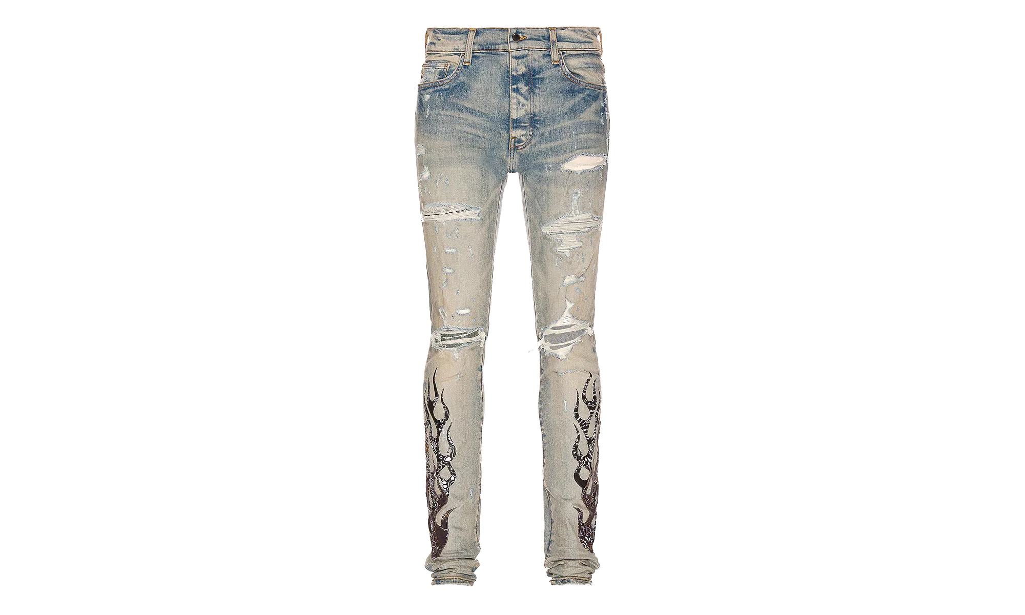Bandana Flame Jeans "Clay / Indigo / Black" PS22MDS192 464