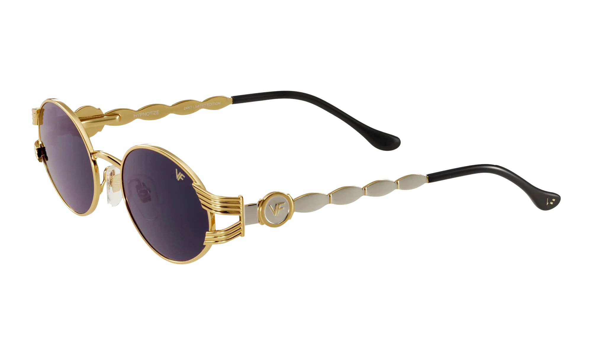 Hypnotize 24KT Two-Tone "White / Yellow Gold / Black" MPHY2 0001 54T2