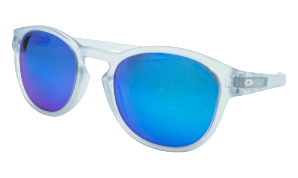 Latch (A) Polarized Sunglasses "Matte Clear / PRIZM Sapphire" OO9349 48