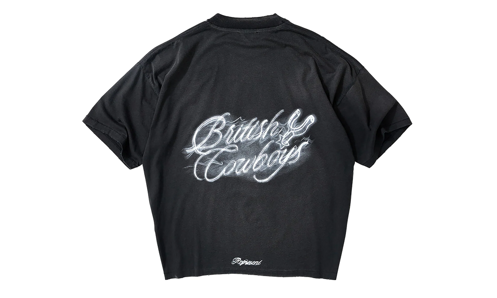 British Cowboys SS Tee "Stained Black" MLM100592-SB