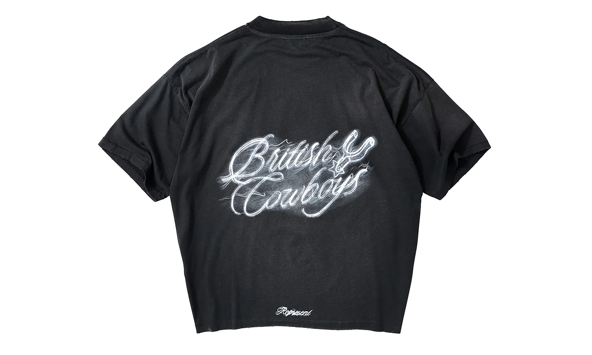 British Cowboys SS Tee "Stained Black" MLM100592-SB