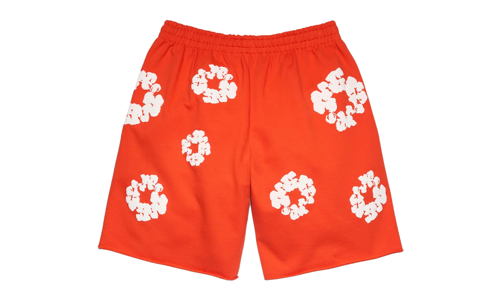 Cotton Wreath Sweatshorts "Dark Orange" DT618